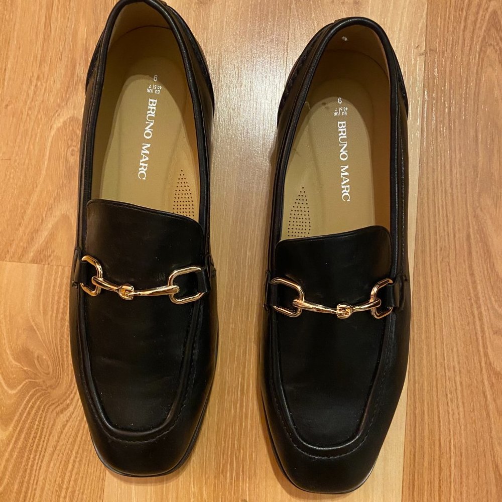 Bruno Marc Women's Penny Loafers Slip on Comfortable Flats Shoes Black Size 9 - Picture 7 of 10